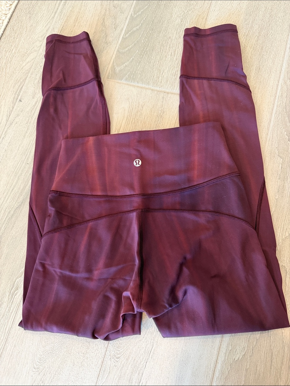 lululemon athletica Wine Tie Dye High-Rise Leggings